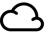 Cloudy SVG Icon
